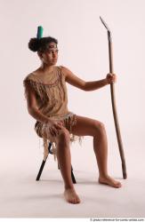 ANISE SITTING POSE WITH SPEAR 2